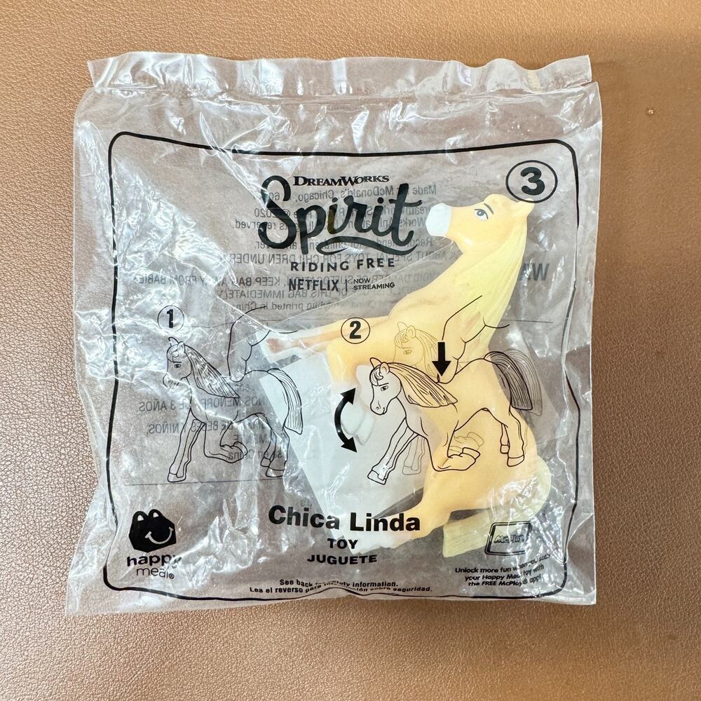 McDonalds Happy Meal Toy 2020 Dreamworks Spirit Riding‎ Free Chica Linda Toy 3+